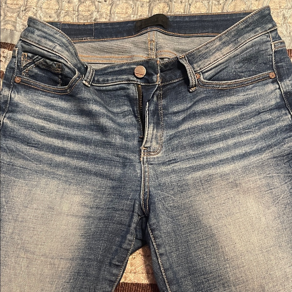 Flare Blue Denim Jeans by Buckle